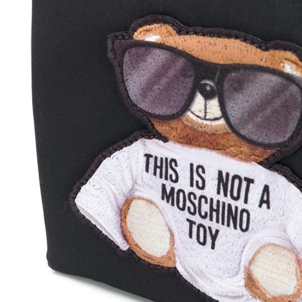 【モスキーノ】Sunglass Teddy 2WAY Mini ToteコピーブラックA75458212